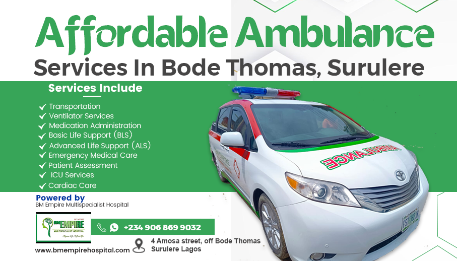 Ambulance services in Bode Thomas, Surulere